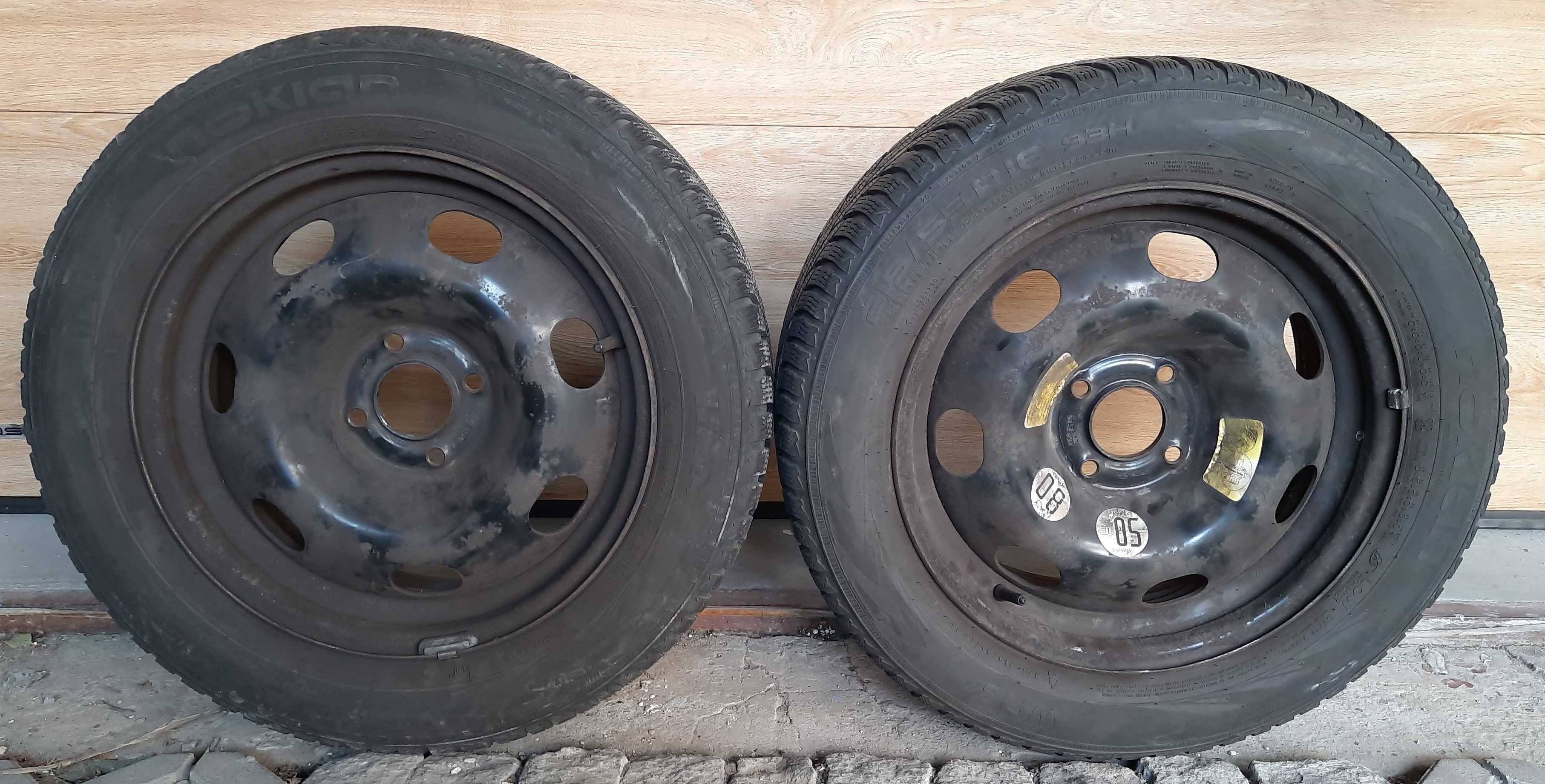 Felgi stalowe 16 cali 4x108 + opony zimowe Nokian WRD4 215/55 R16
