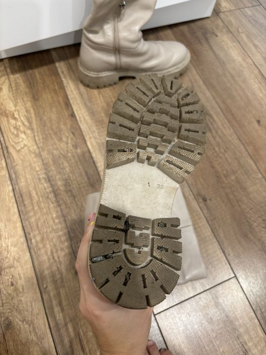 Чоботи шкіряні на вовні