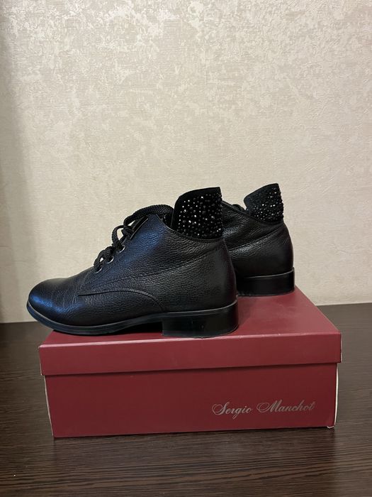 Черевики жіночі, шкіряні, демісезон, р. 34-34,55