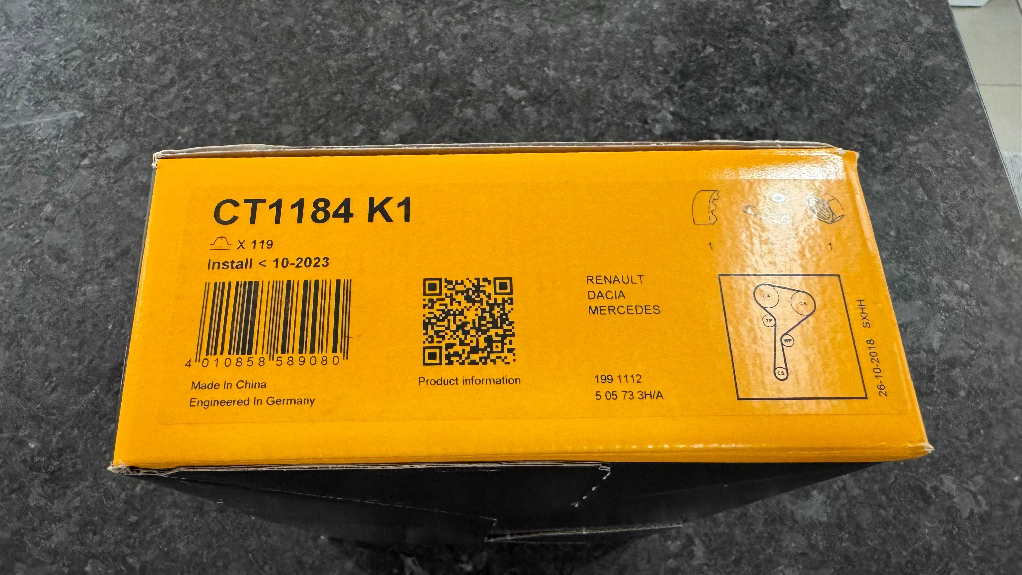 Kit correia de distribuição Mercedes 180, Renault 1.5 dci, Dacia