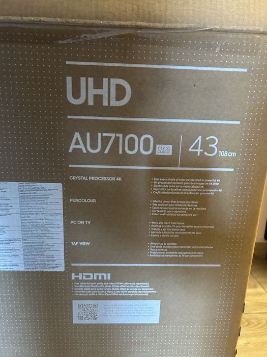 Telewizor Samsung AU7100 Smart TV 43 cal