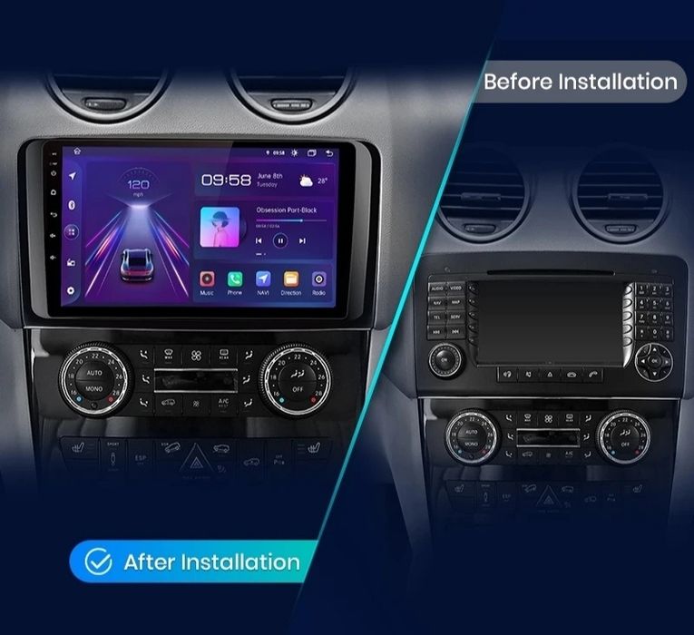 Radio Android Mercedes ML W164  GL X164