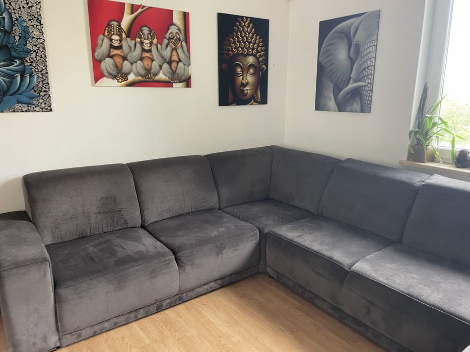 Naroznik U w bardzo dobrym stanie z agata meble. Okazja za 1/2 ceny