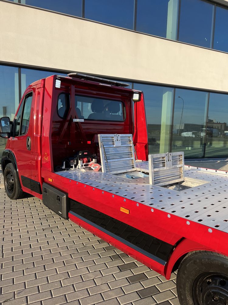 Fiat Ducato najazd zabudowa 100% aluminiowa PRODUCENT laweta