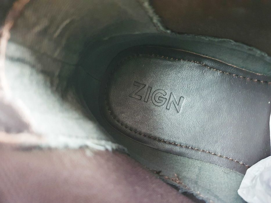 Мужские ботинки челси ZIGN 43 28 см коричневые