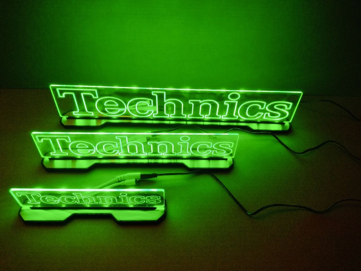 Technics, logo, lampka led