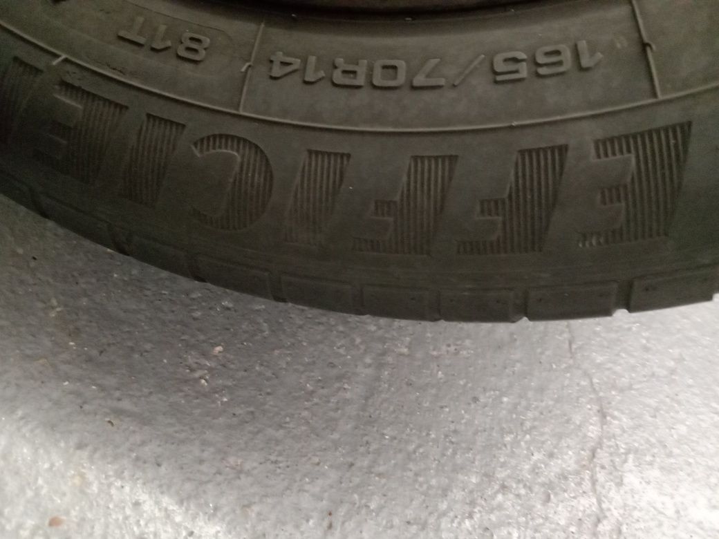 Koła  felgi opony letnie 165/70/14 Vw upp polo Skoda Seat 4x100