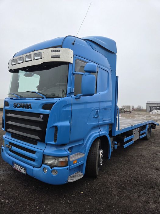 Scania pomoc drogowa autolaweta R340