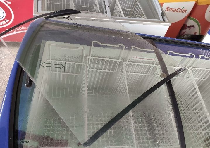 Стекло(крышка) для морозильной камеры ларя Juka.