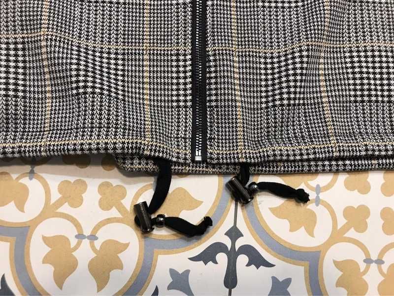 Marynarka w kratę/we wzory w stylu sportowym, żakiet damski