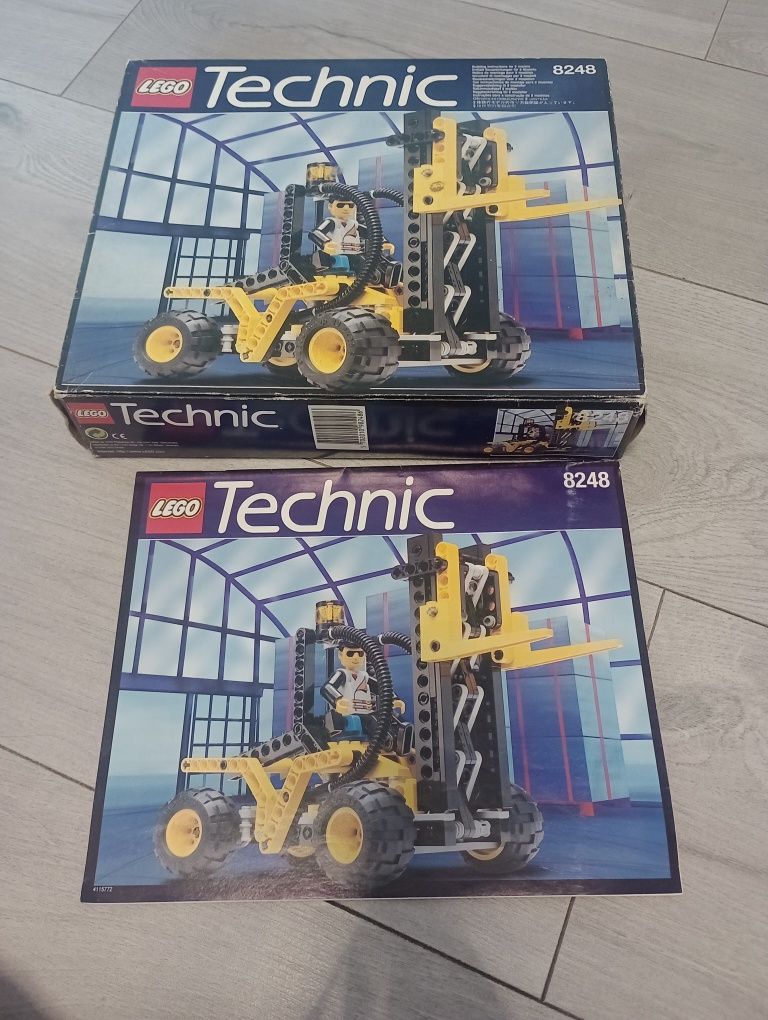 Puste pudełko i instrukcja Klocki LEGO technic 8248