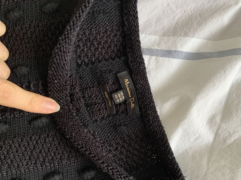 Sweter czarny Massimo Dutti premium rozmiar XS