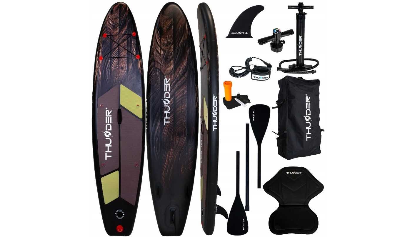 Cап дошка надувна SUP Thunder WOOD 320 см з веслом