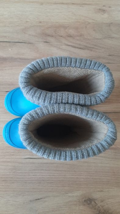 Дитячі резинові сапоги з утепленням 17см. 25-26 розмір