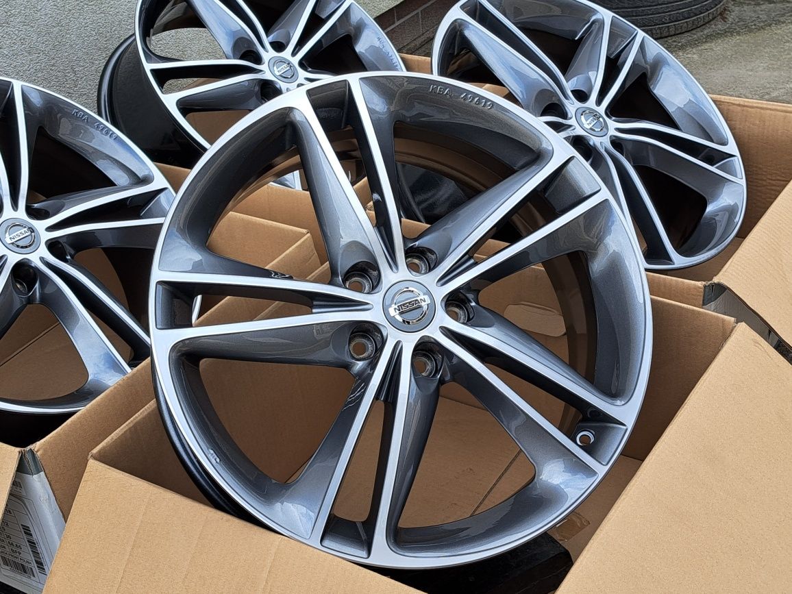 Alufelgi 19 NOWE 5x114 NISSAN X-trail Qashqai Pulsar Leaf Primera CNC