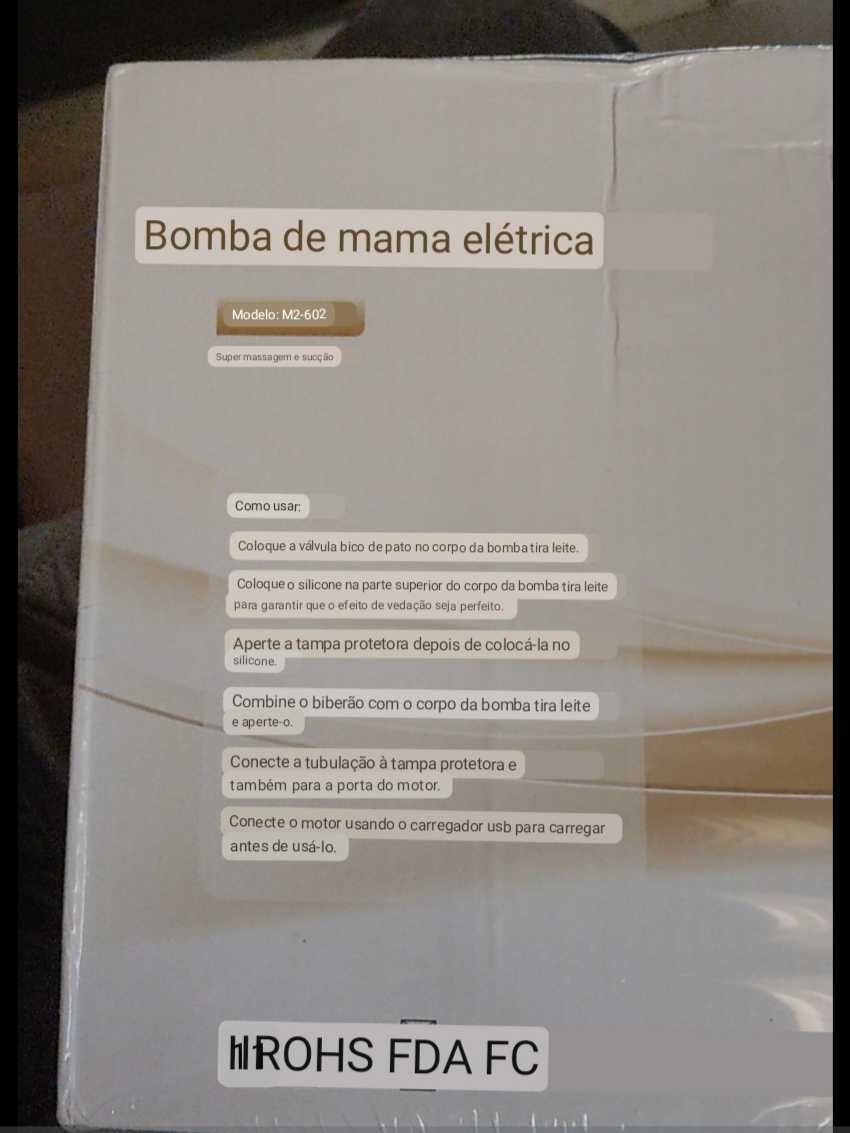 Vendo bomba elétrica de amamentação nova e na caixa