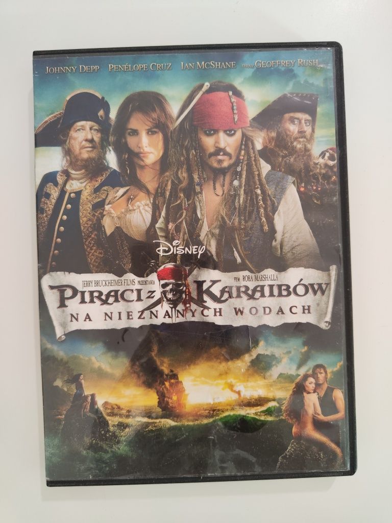 Piraci z Karaibów Na nieznanych wodach Disney - płyta DVD