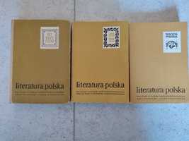 Zestaw 3 podręczników literatura polska