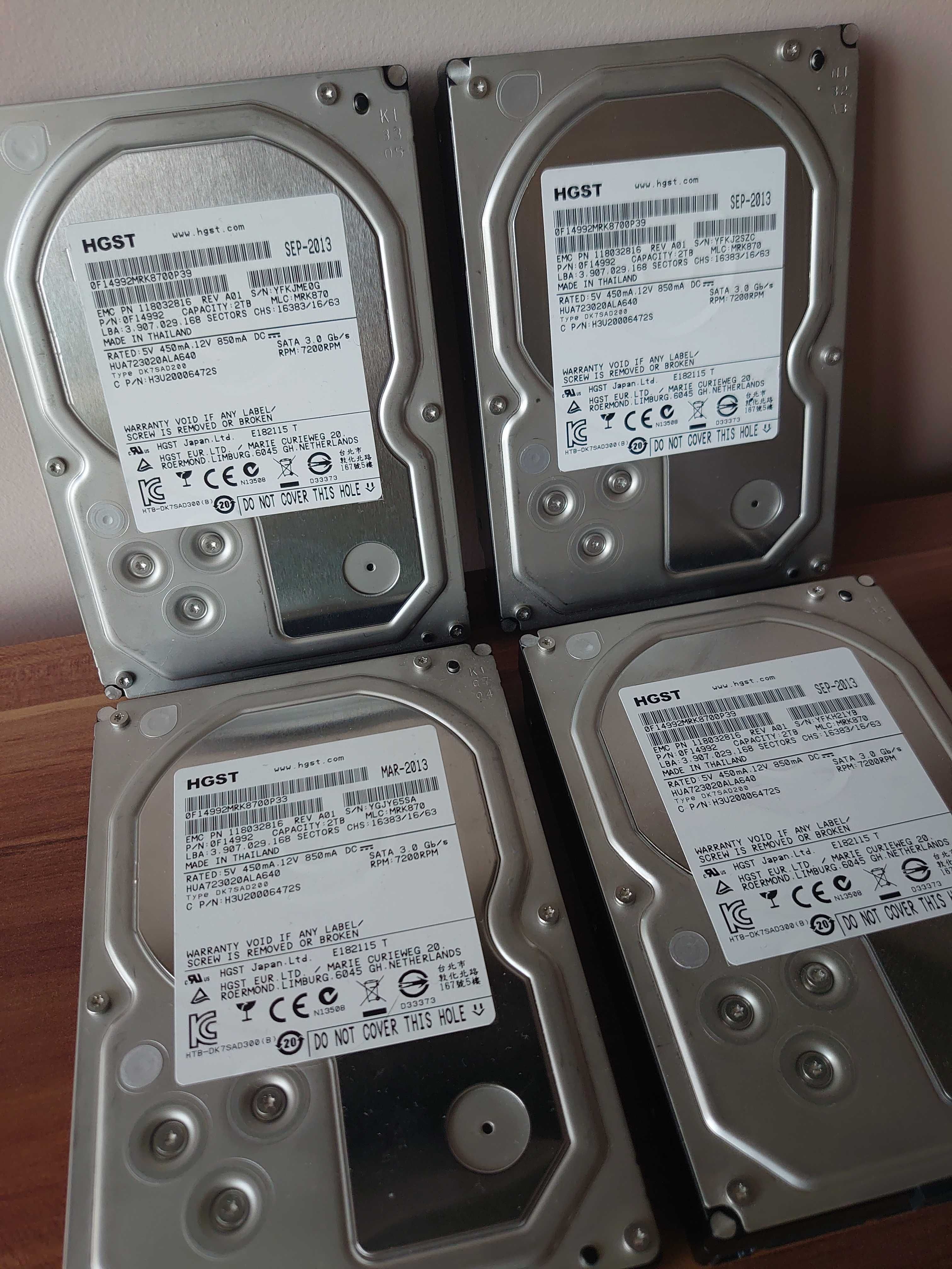 Dysk HGST 2000 GB 3,5" sata