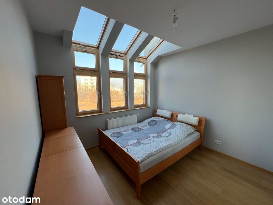 Dwupoziomowy apartament z 3 tarasami, Wilanów