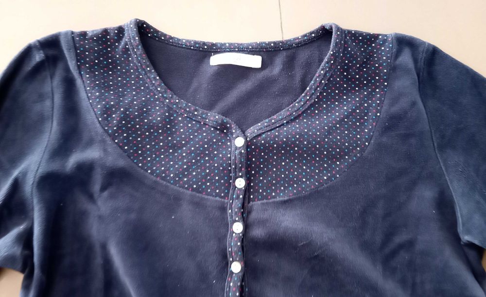 Pijama senhora, azul, pouco uso, por 5€