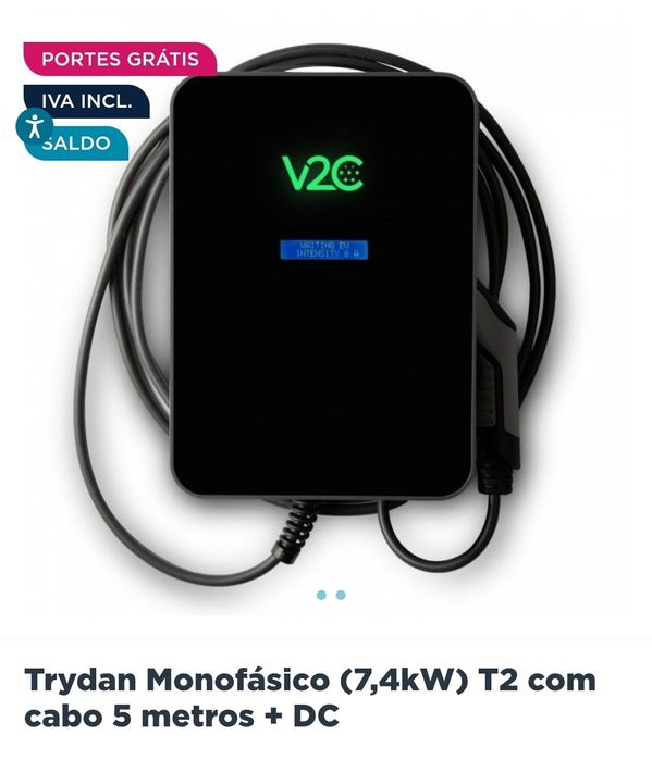 Wallbox Trydan V2C Monofasico 7.4kW