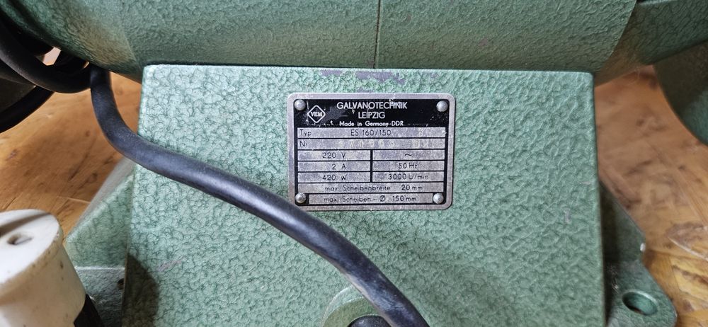 Szlifierka stołowa DDR Galvanotechnik
