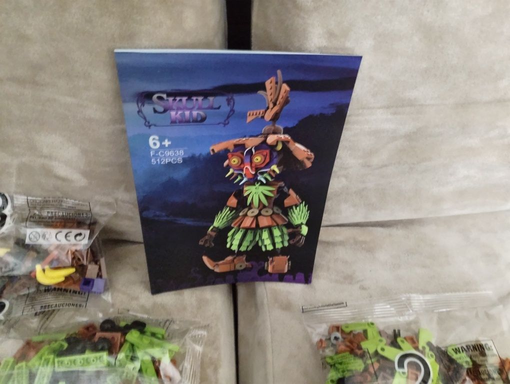 Zestaw klocków Skull Kid z gry Legend of Zelda podobne do LEGO