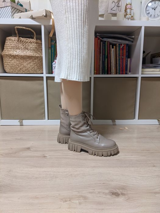 Ботінки чобітки черевики ботинки зима зимові шкіра