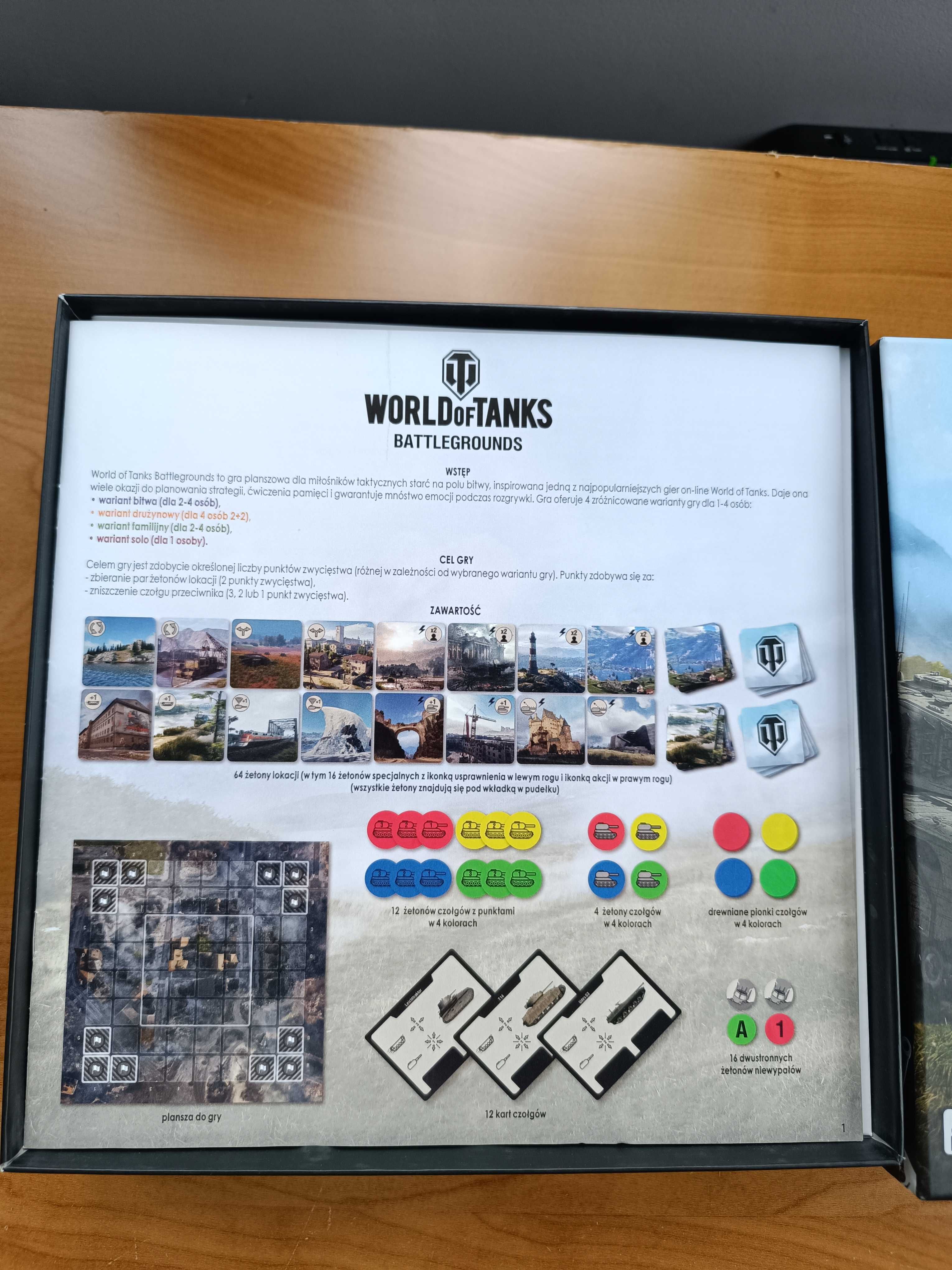 Gra planszowa World of tanks