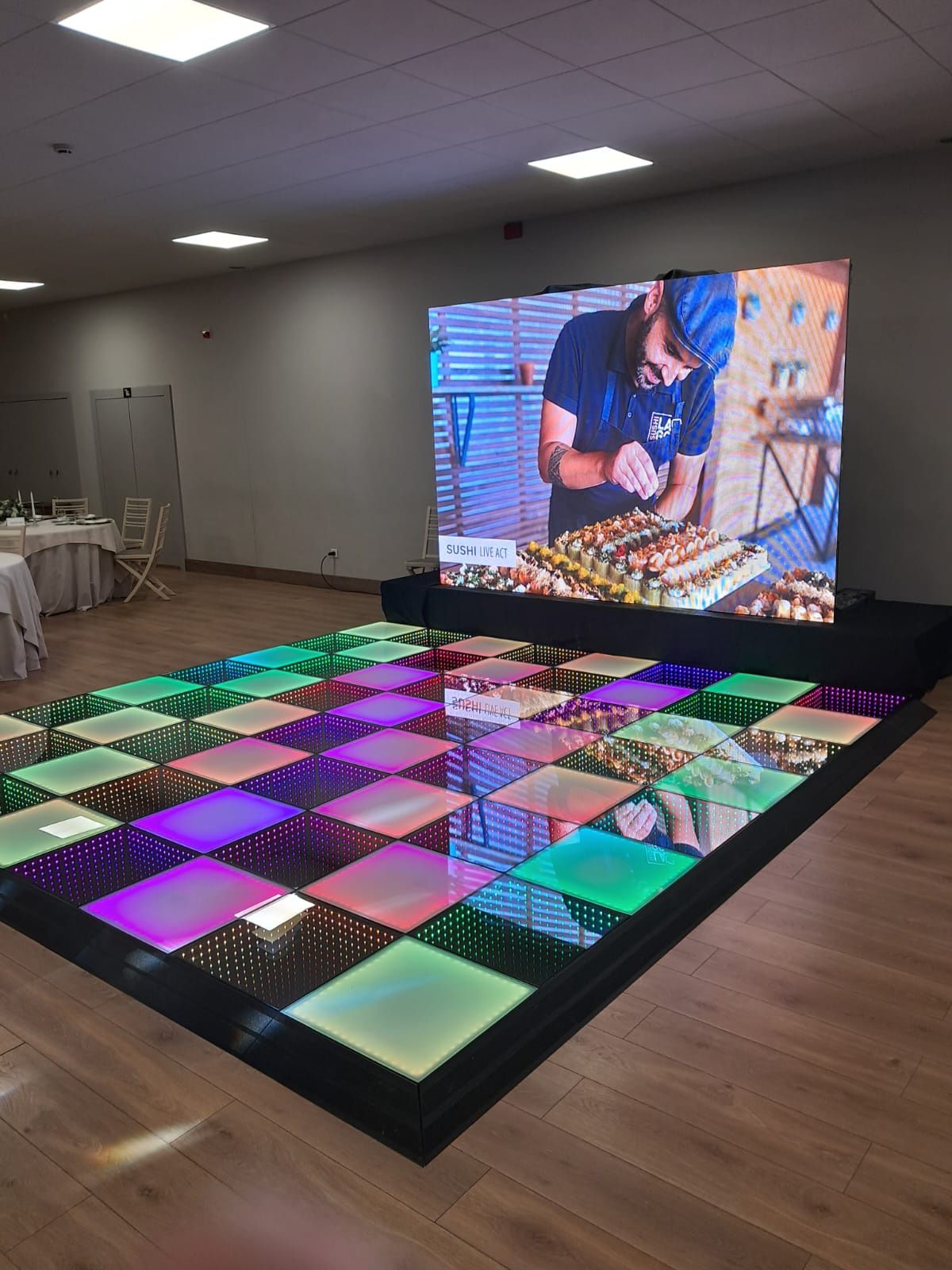 Som, luz e decoração para eventos