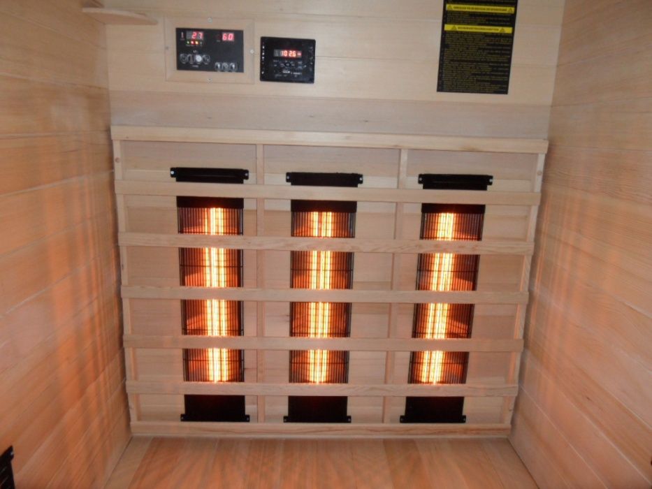 Sauna infrared Werona mini promienniki kwarcowe lub ceramiczne 3os