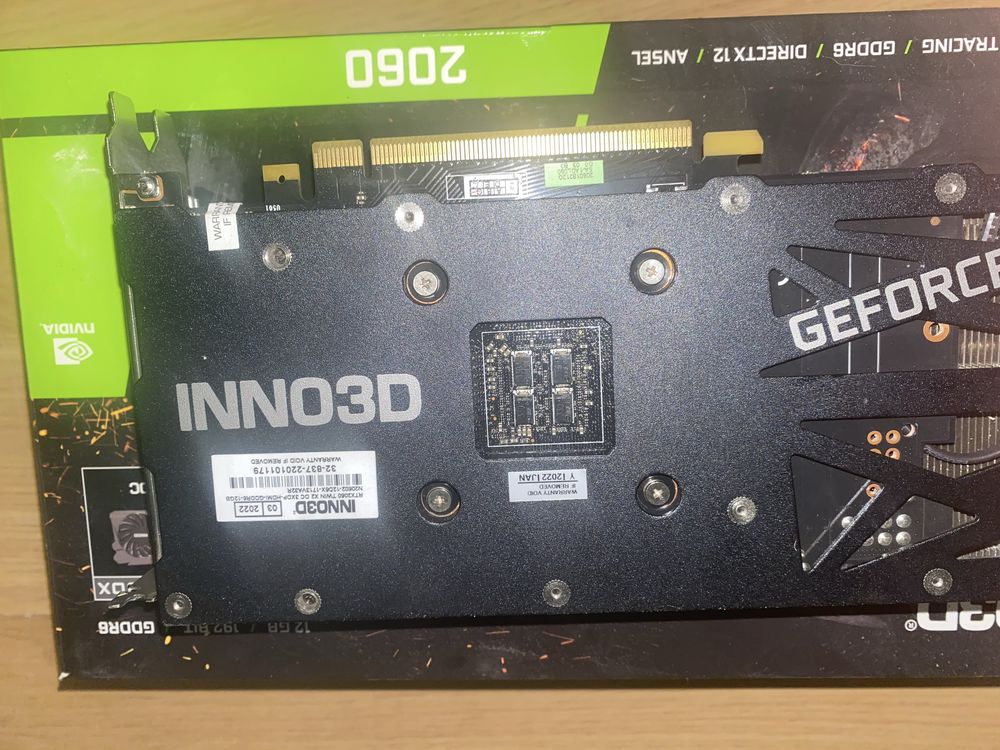 Grafica rtx 2060 12gb da inno3d