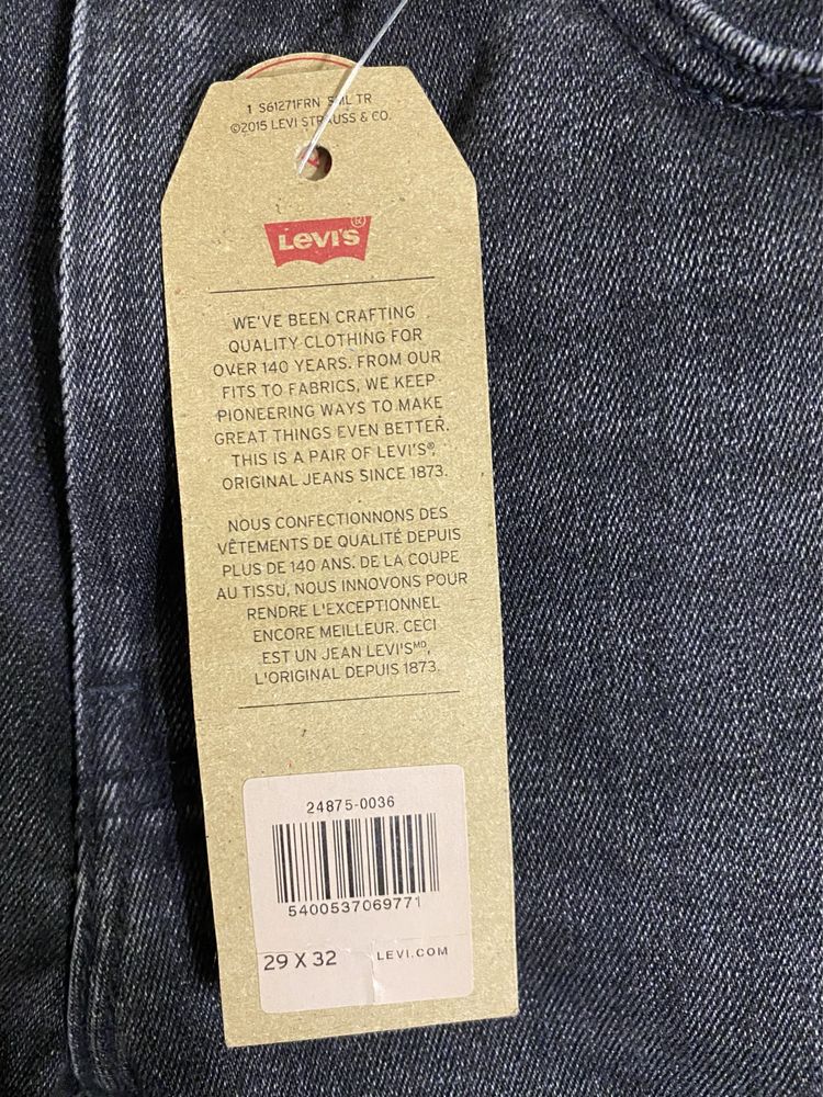 Нові оригінальні джинси Levis