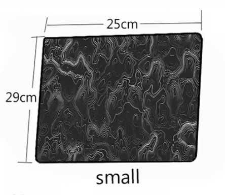 Килимок для миші 290×250×2 мм новий із топографічним принтом