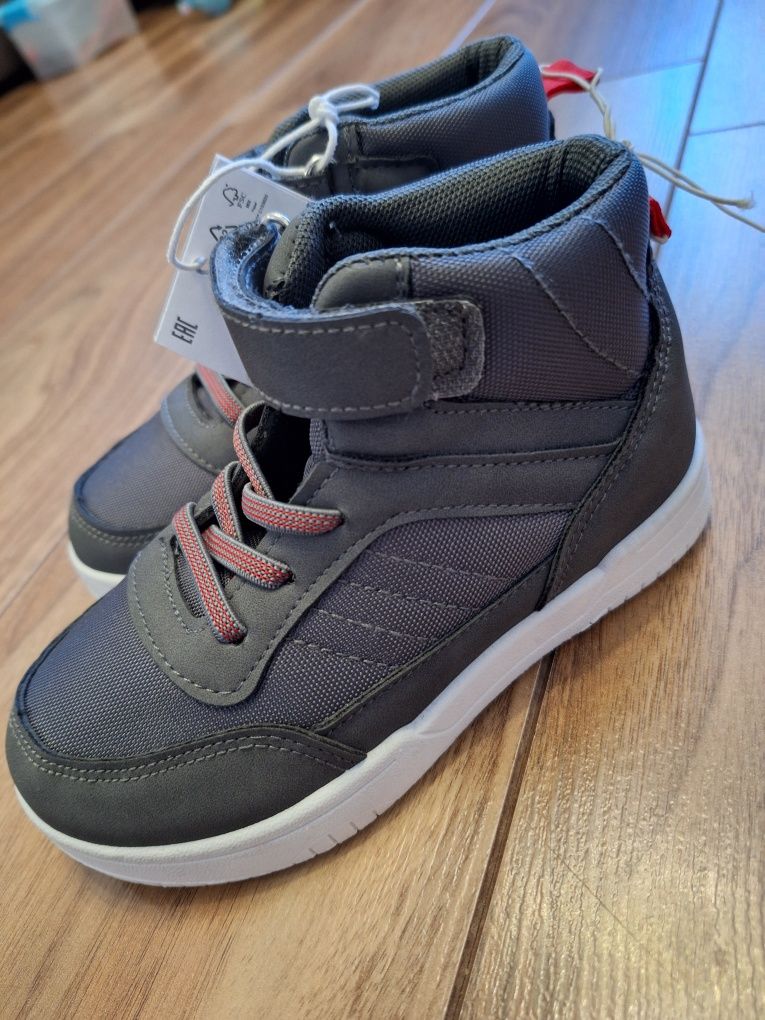 Buty sneakersy chłopięce rozm 28 za kostkę sinsay