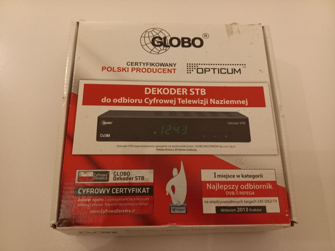 Dekoder STB Globo DVB-T/MPEG4