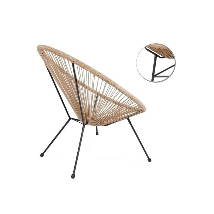 Nowy Zestaw mebli ogrodowych Acapulco 2 krzesła + stolik BEŻ