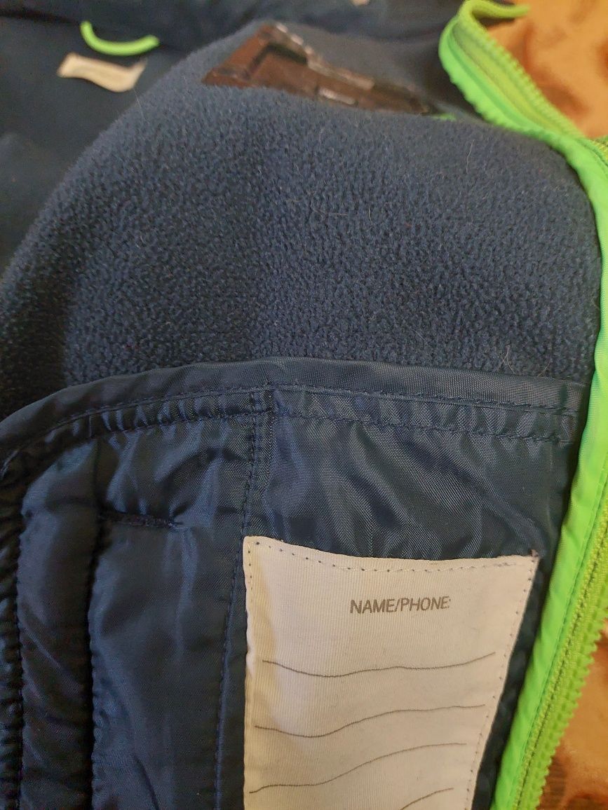 Куртка вітровка на флісі H&M на хлопчика 128