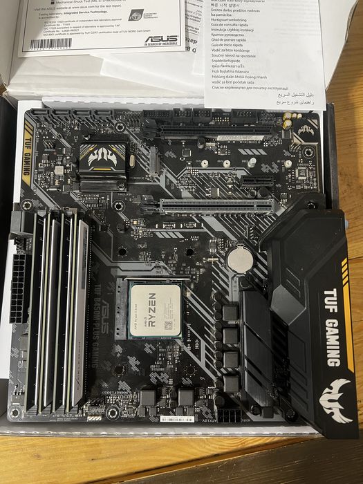 Комплект B450m R7 5500+кулер 32gb RAM