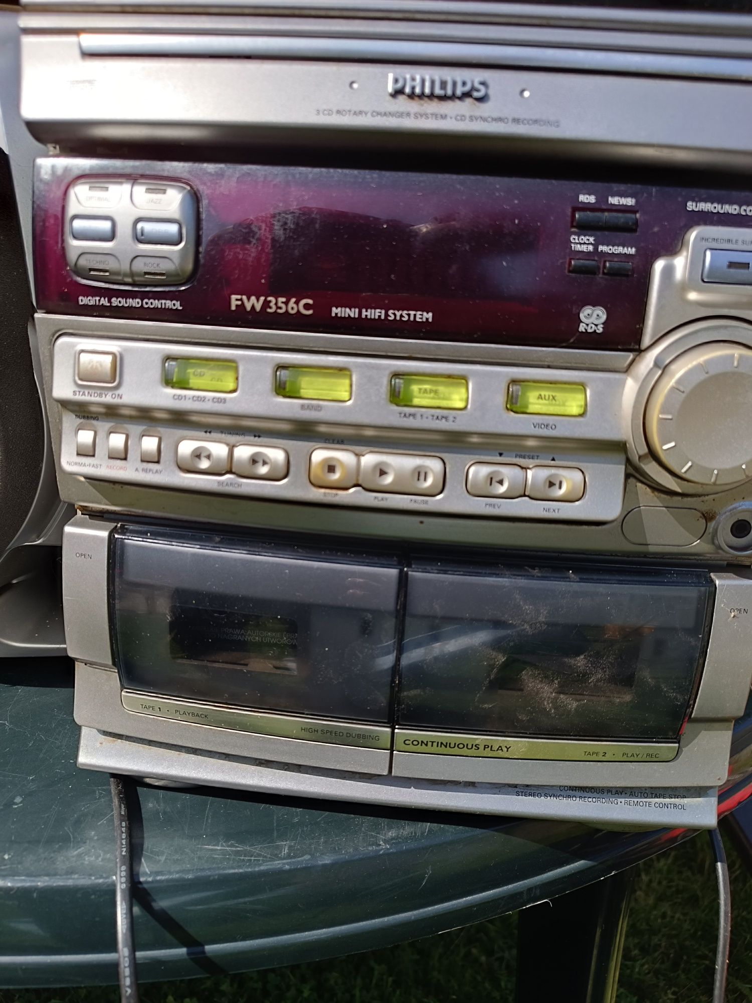 Wieża Philips kompletna działa