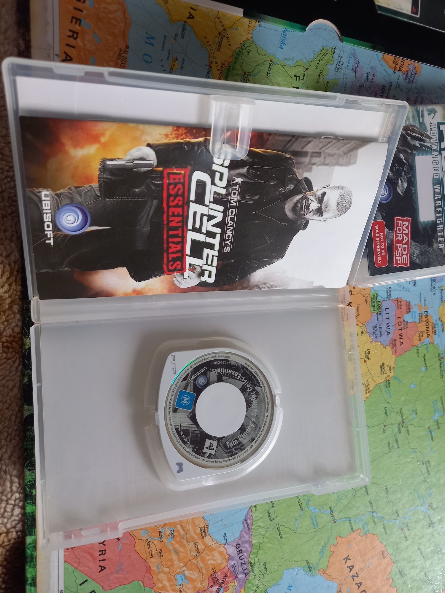 Gra Sony psp action pack tom clancy's splinter cell ghost recon 2