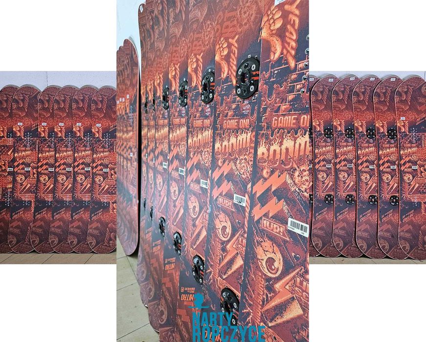 NartyRopczyce PAKIET DESKA 132 NITRO RIPPER BOOM Snowboardowa