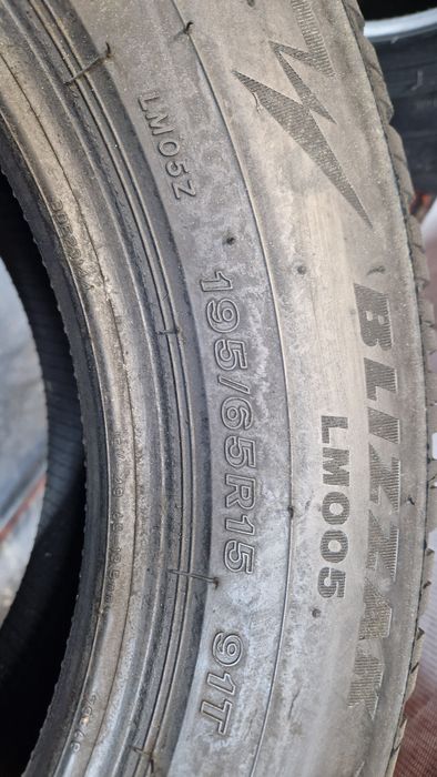 2x 195/65/15 Bridgestone Blizzak LM005//SUPER STAN/JAK NOWE