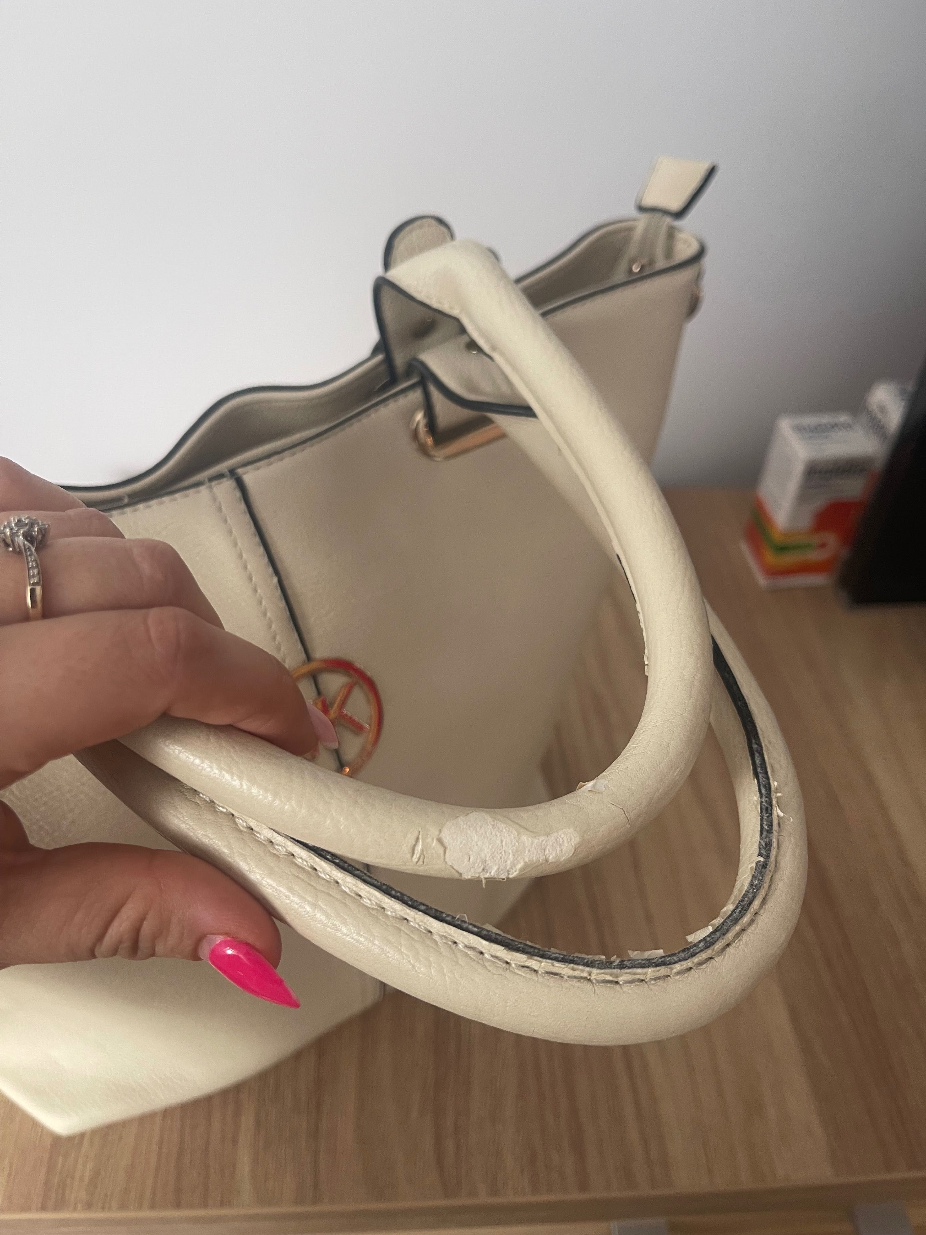 Torebka ecru duża Michael kors