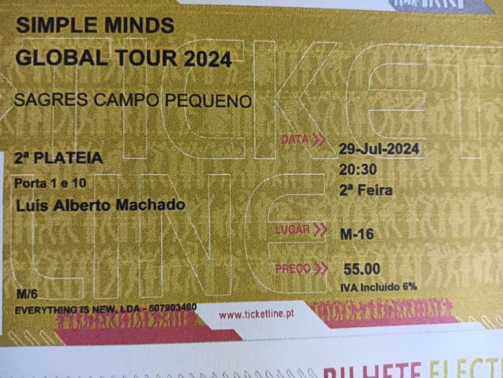Show dos Simple Minds