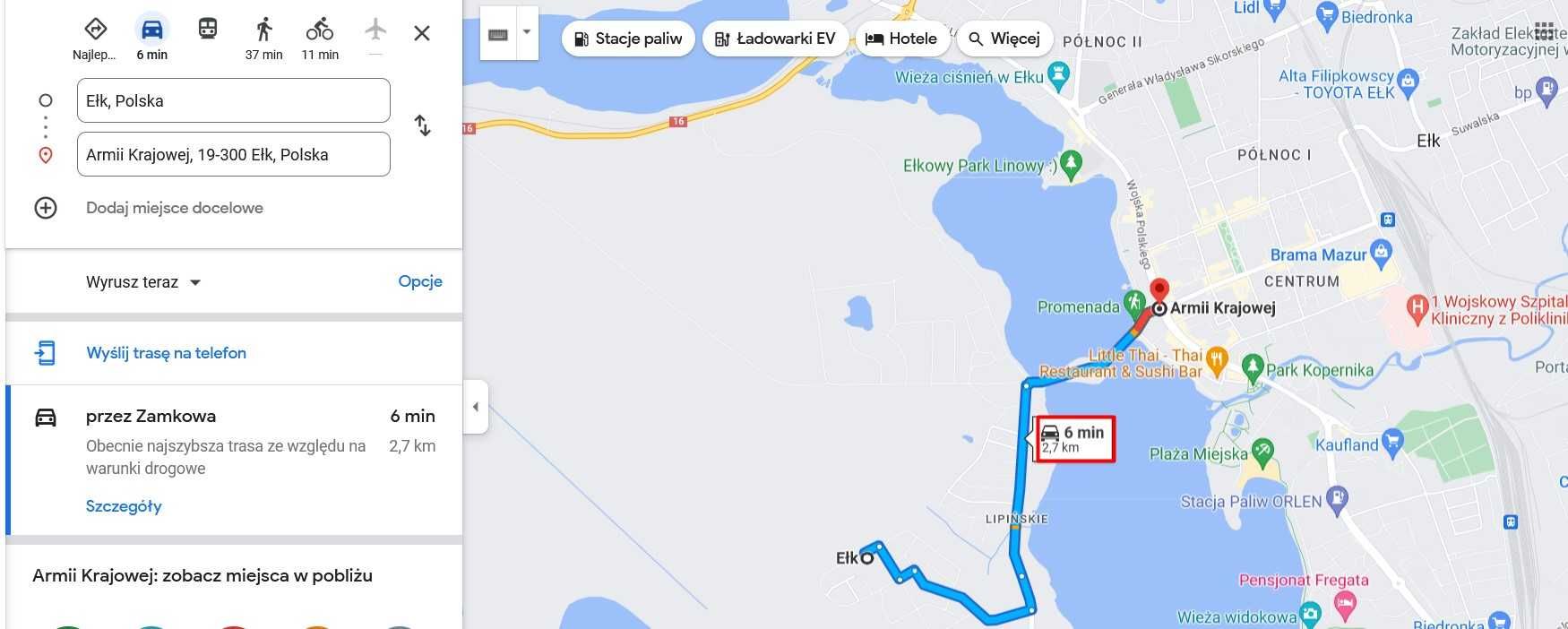 działka budowlana Chruściele, gmina Ełk