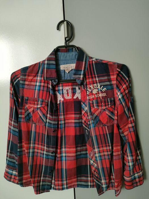 Koszula z długim rękawem dla chłopca na 7-8 lat