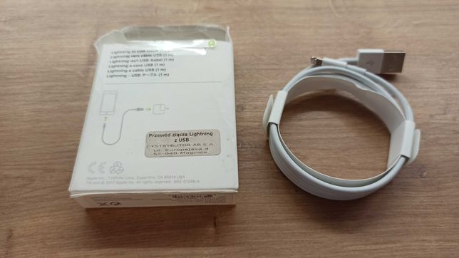 Oryginalny nieużywany Kabel Lightning USB - Apple, iPhone, iPad, iPod