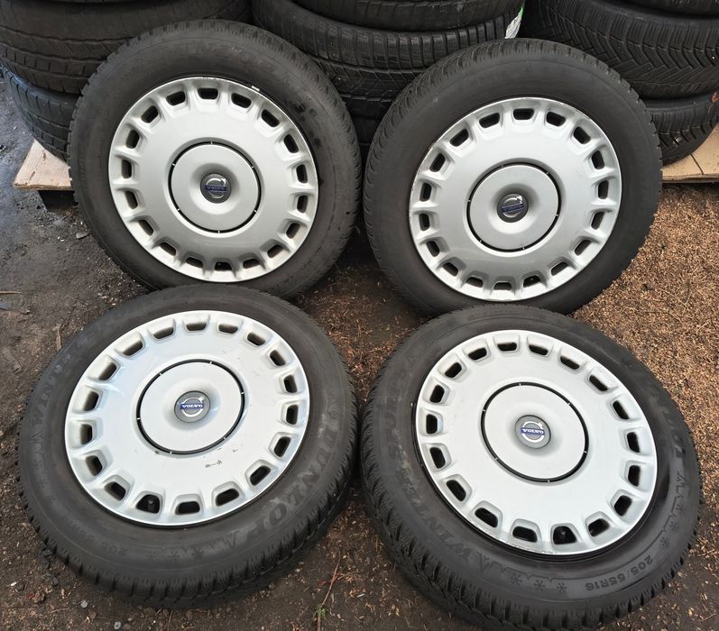 Komplet kół zimowych Volvo 5x108 Dunlop 205/55/16 !